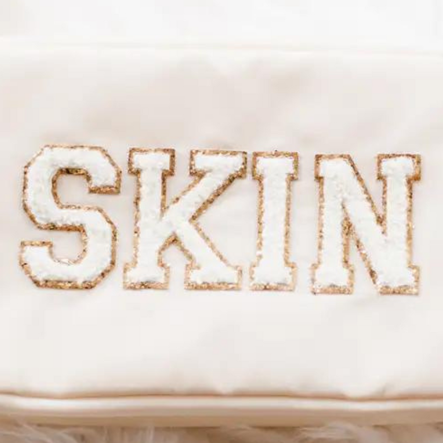 "SKIN" CHENILLE PATCH BAG