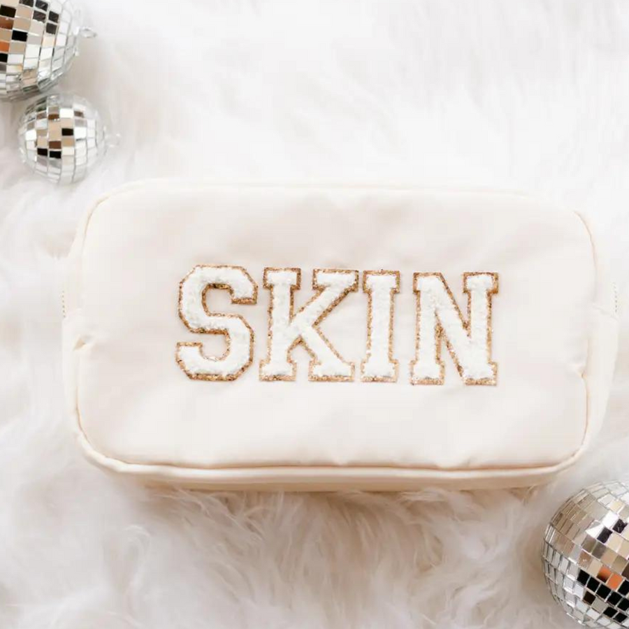 SKIN CHENILLE PATCH BAG