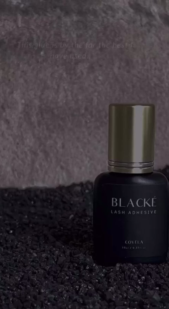 Blacke Lash Adhesive – Fast-drying, high-retention professional lash glue for all humidity levels. Perfect for lash artists with quick application needs.