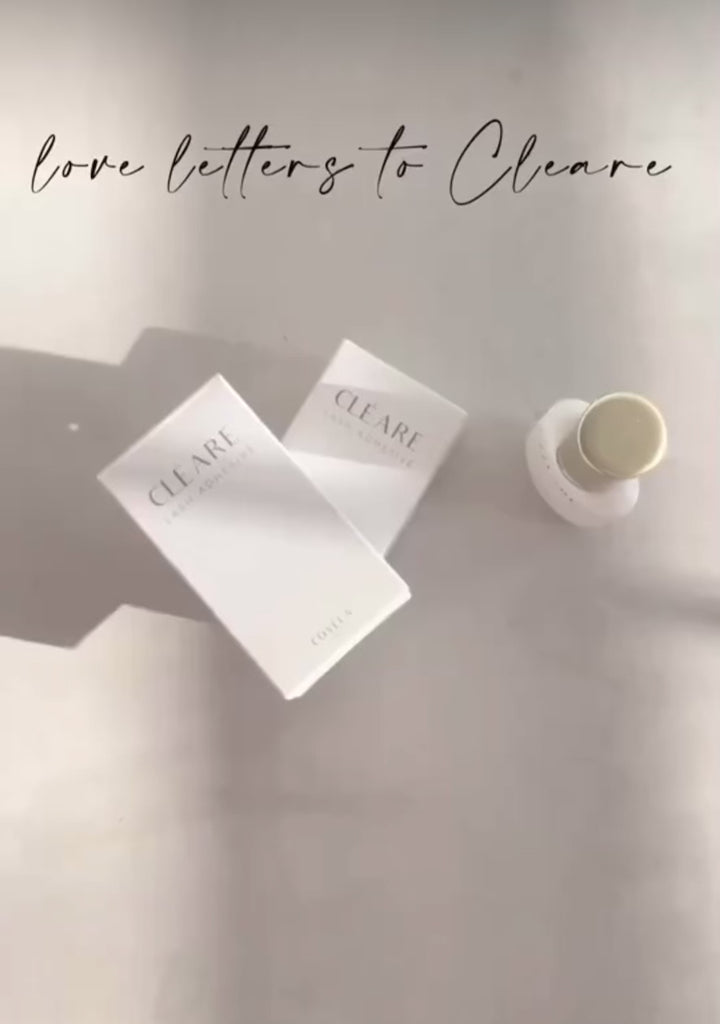 Cléare lash adhesive bottle for professional lash extensions