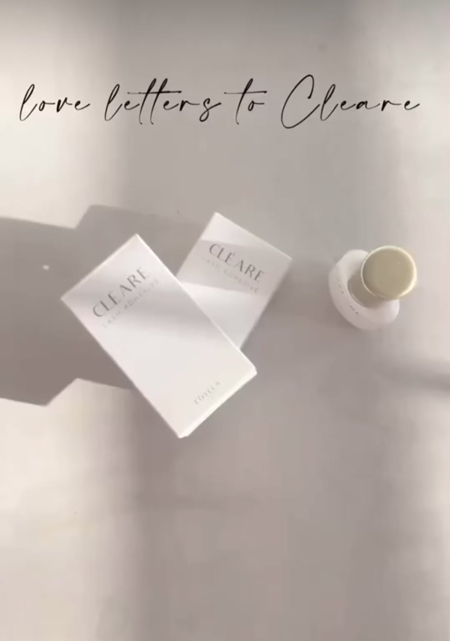 Cléare lash adhesive bottle for professional lash extensions